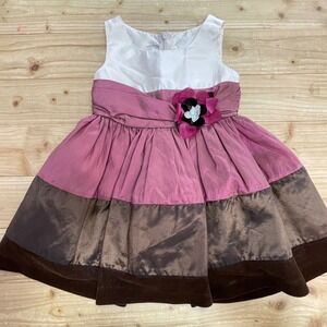 Bonnie Jean Dress Girls 2T Sleeveless Flower Party Special Occasion